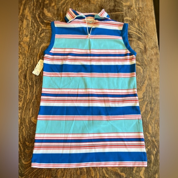 NWT Vintage Polyester Striped Top - Picture 4 of 9
